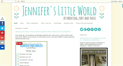 Desktop Screenshot of jenniferslittleworld.com